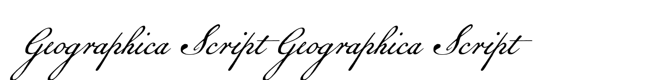 Geographica Script Geographica Script